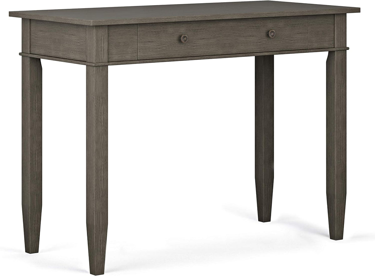 Farmhouse Grey 42 inch Solid Wood Desk with 1 Drawer G708920