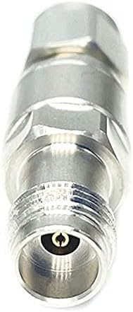 2.4 mm Female to 3.5 mm Male Microwave Adapter, 50 Ohm, Stainless Steel Body L386765
