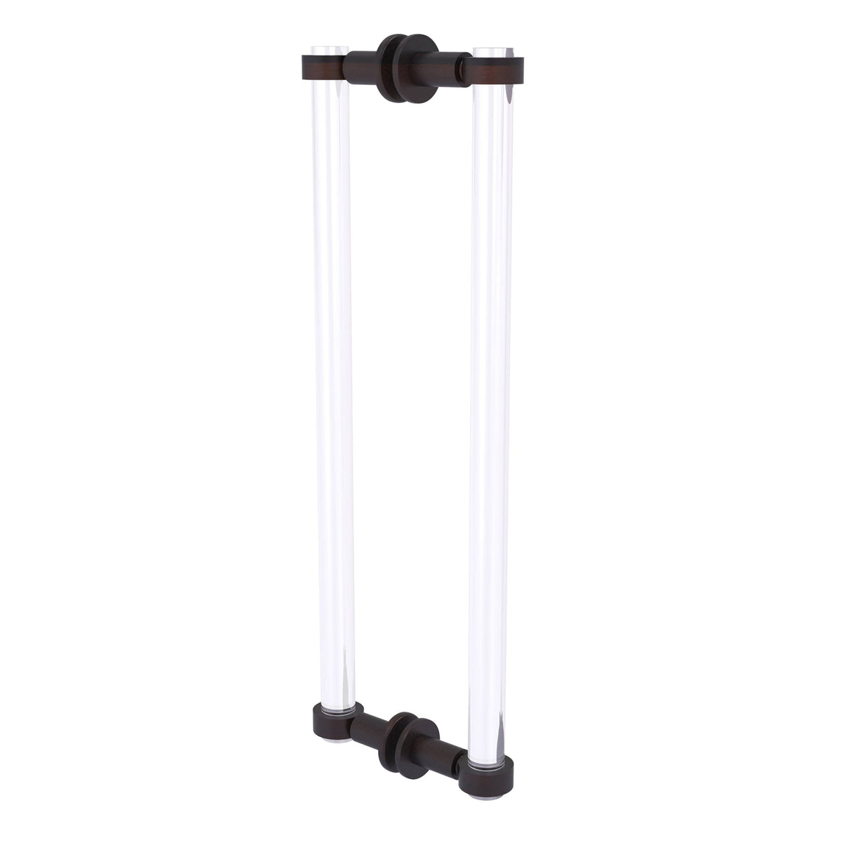 18 in. Back to Back Shower Door Pull Venetian Bronze O17624