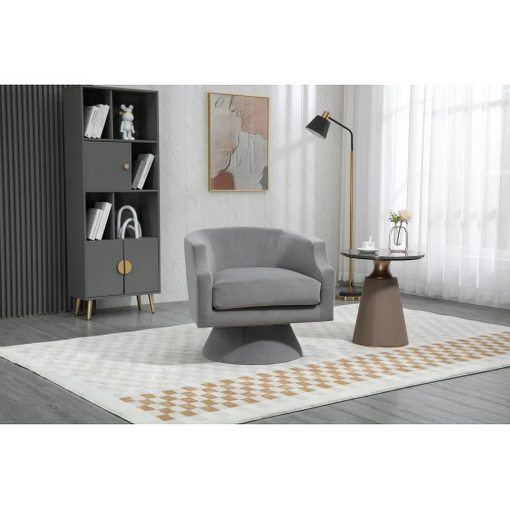 360° Swivel Velvet Accent Sofa Chairs V38628
