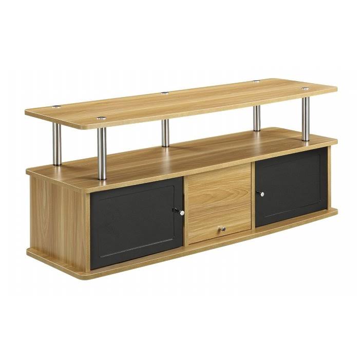 Light Oak TV Stand with 3 Cabinets Z86760