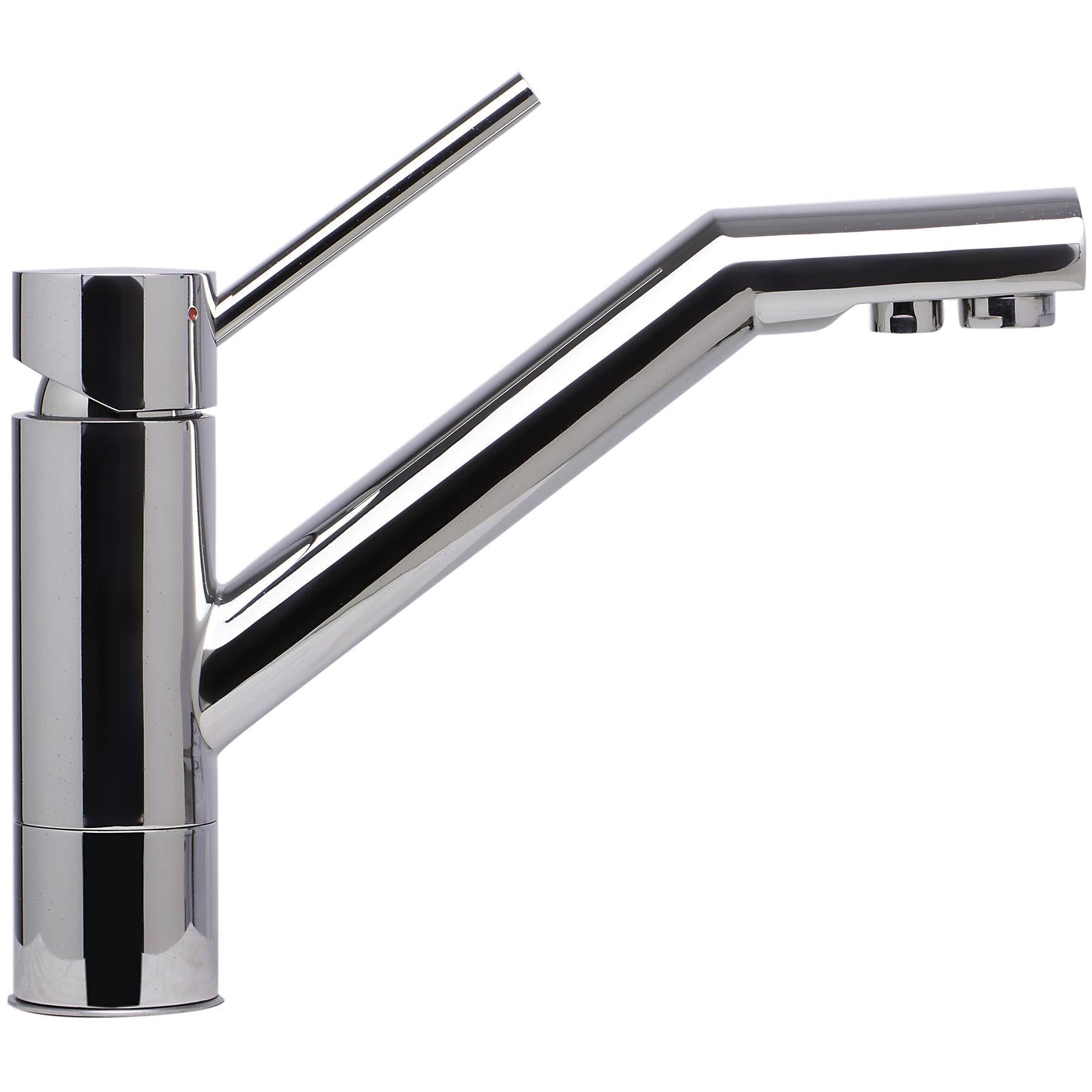 Solid Polished Stainless Steel Kitchen Faucet with Built in Water Dispenser P846