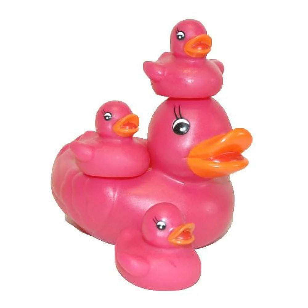 Fuchsia Rubber Duck Family Set of 4 N980941