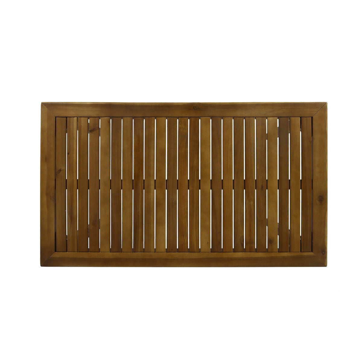 Teak Finish Acacia Wood Rectangle Bar Table B899210