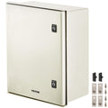 NEMA 4X Fiberglass Steel Electrical Box, 20 x 16 x 8 inches, IP66 Waterproof Hinged Junction Box M7382