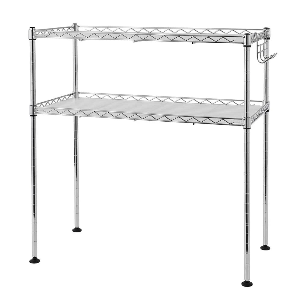 2-Tier Microwave Oven Rack Shelving Unit G586406