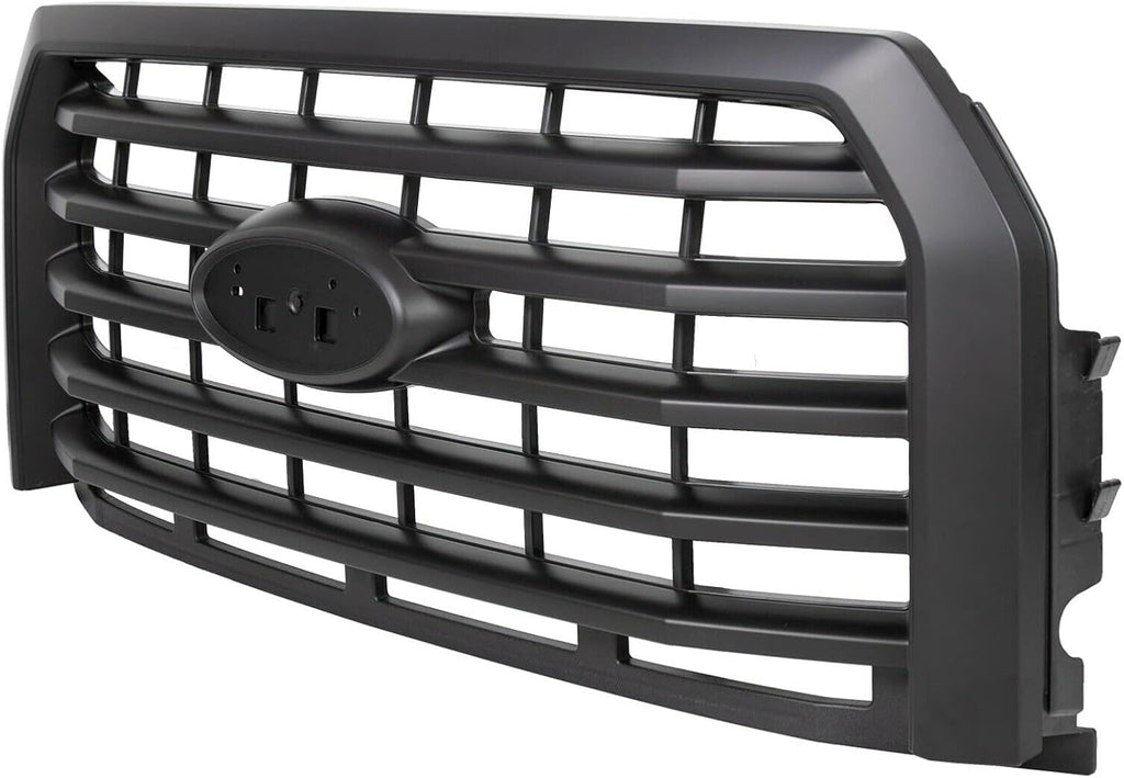 Black Horizontal Front Bumper Grille Five Bar Radiator C108
