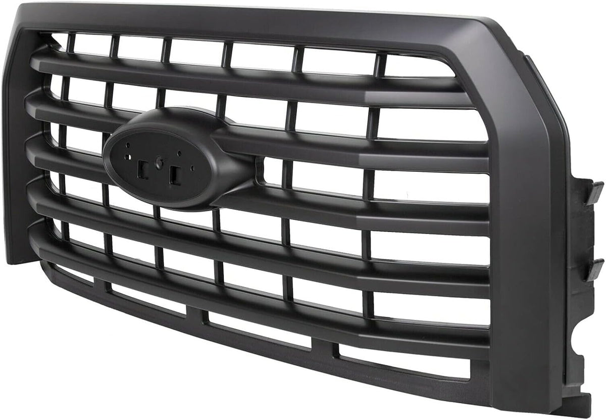 Black Horizontal Front Bumper Grille Five Bar Radiator C108