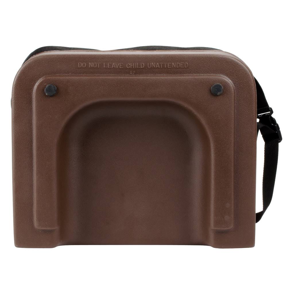 Brown Dual Height Booster Seat with Safety Strap E79208