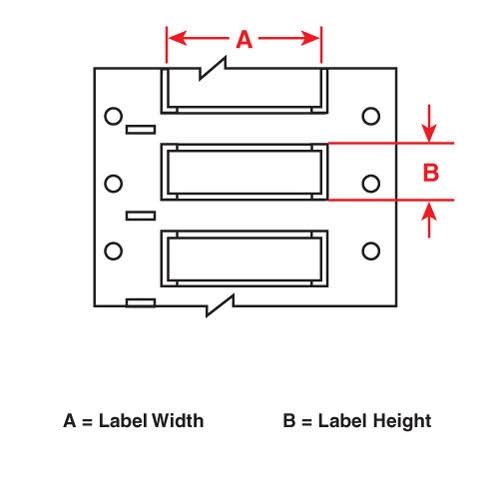 Wire Marking Sleeves, White, 2 in W T3412