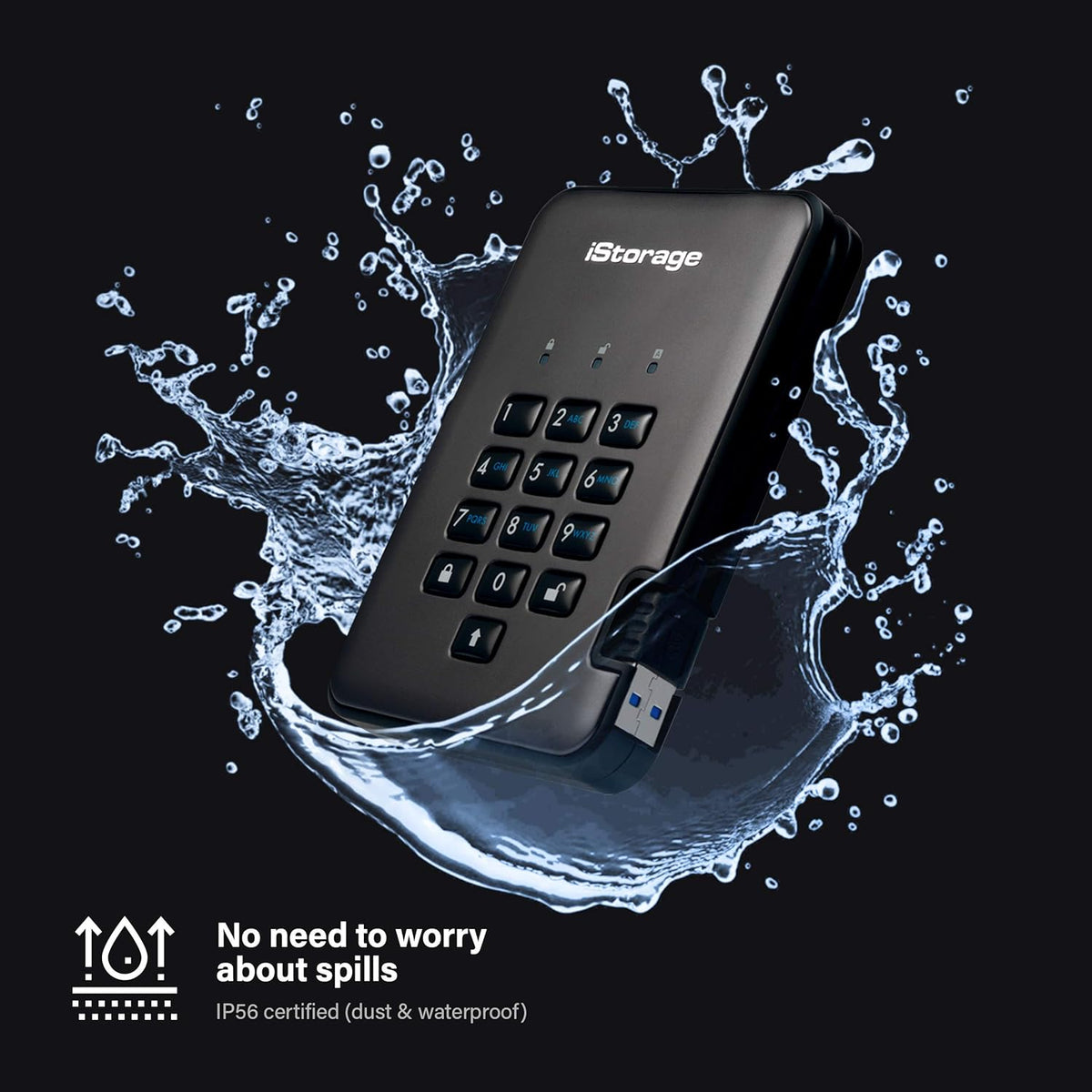 Encrypted Hard Drive 1TB W7071