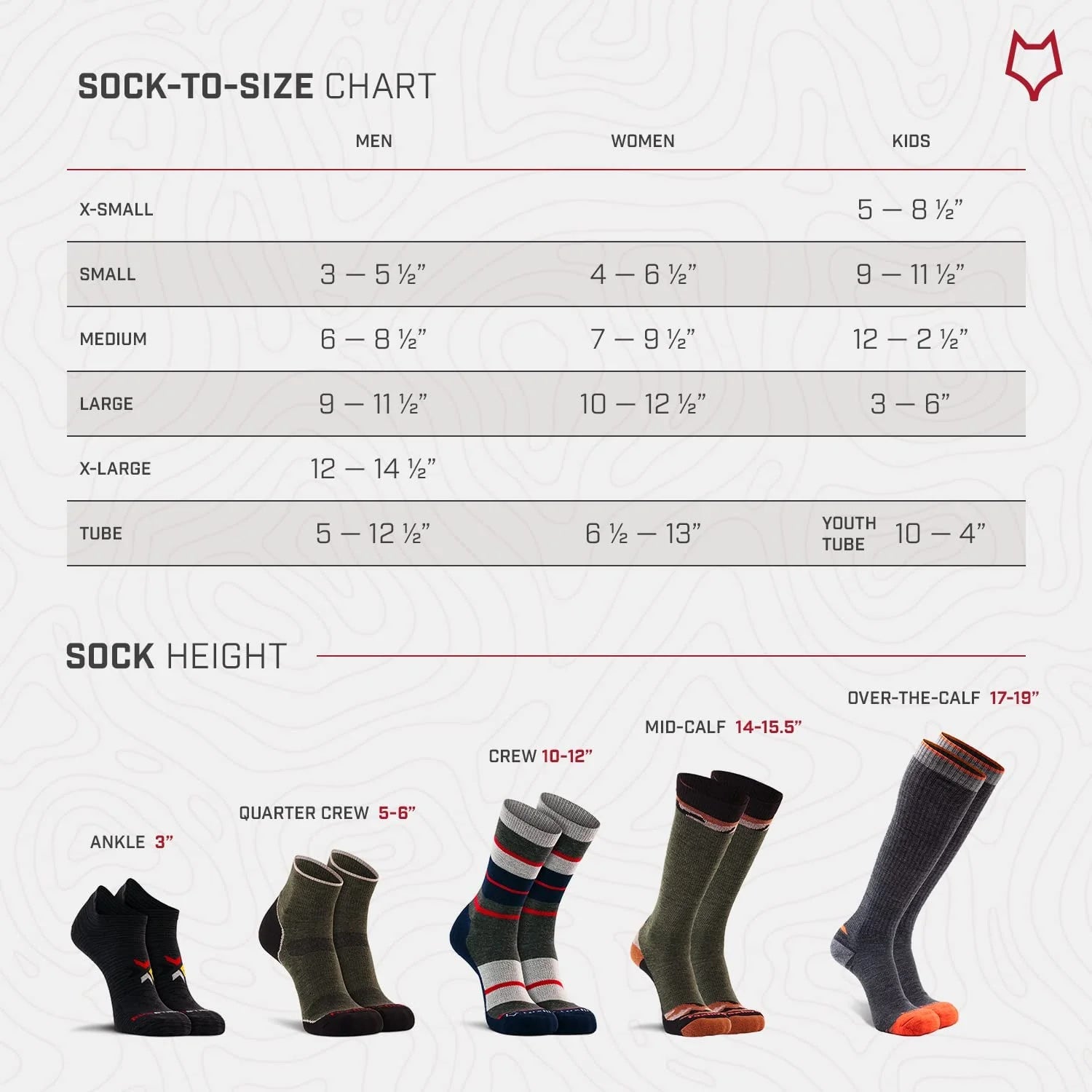 Charcoal Frontier Otc Socks U287764