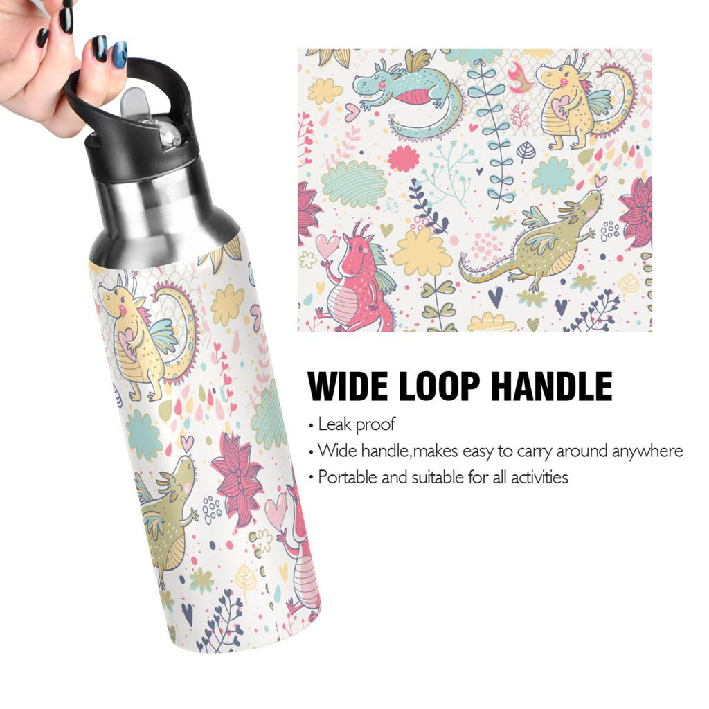 Stainless Steel Insulated Water Bottle with Straw Lid U517017