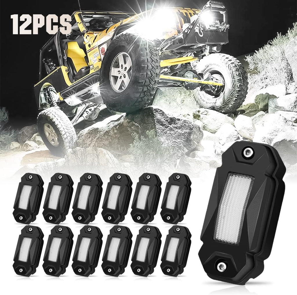White LED Rock Lights 16PCS Z55684