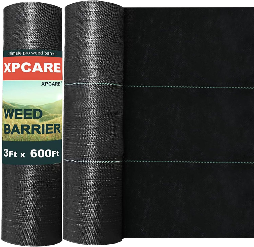 5oz Pro Weed Barrier Landscape Fabric Ground Cover Heavy Duty Dual Layer Gardening Mat T90565