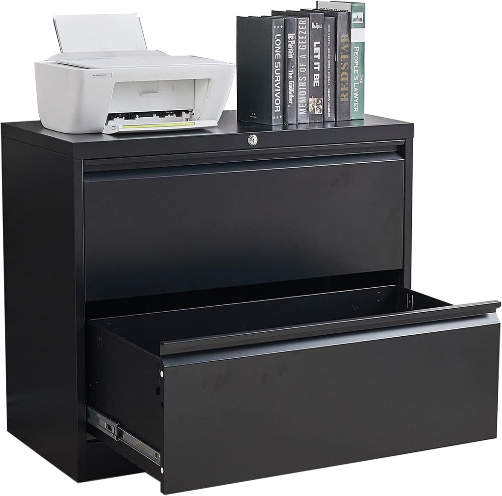 3 Drawer Metal Lateral File Cabinet with Lock P1122