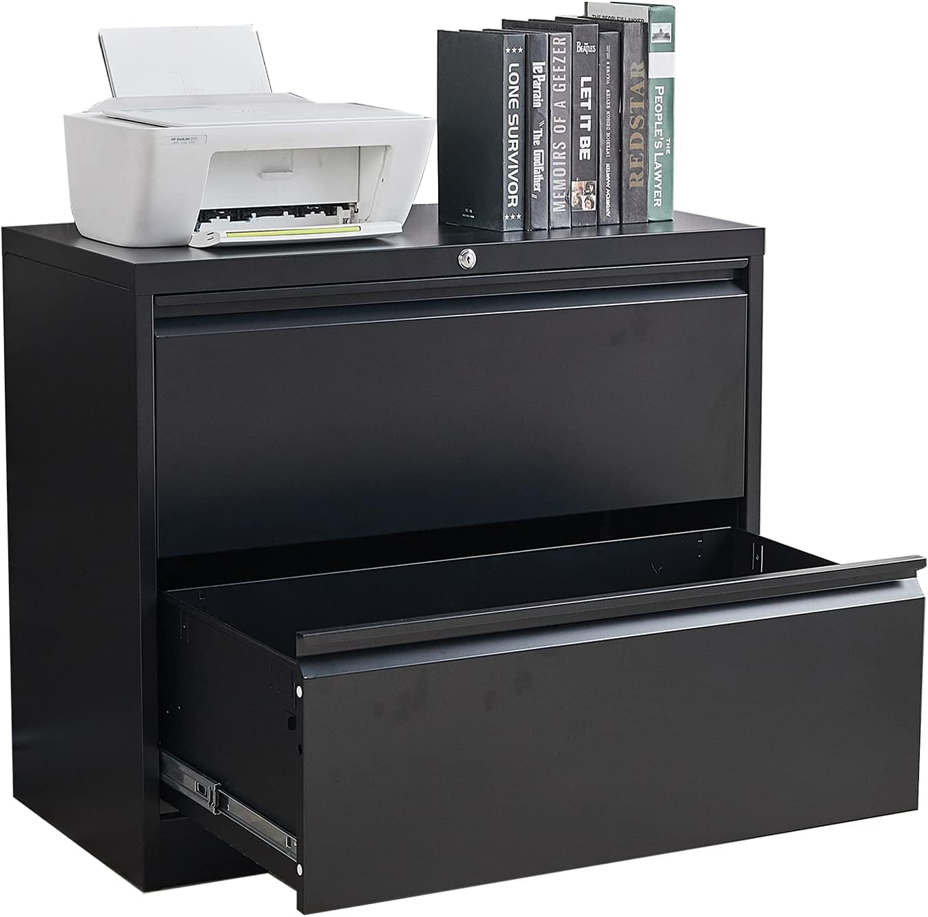 3 Drawer Metal Lateral File Cabinet with Lock P1122