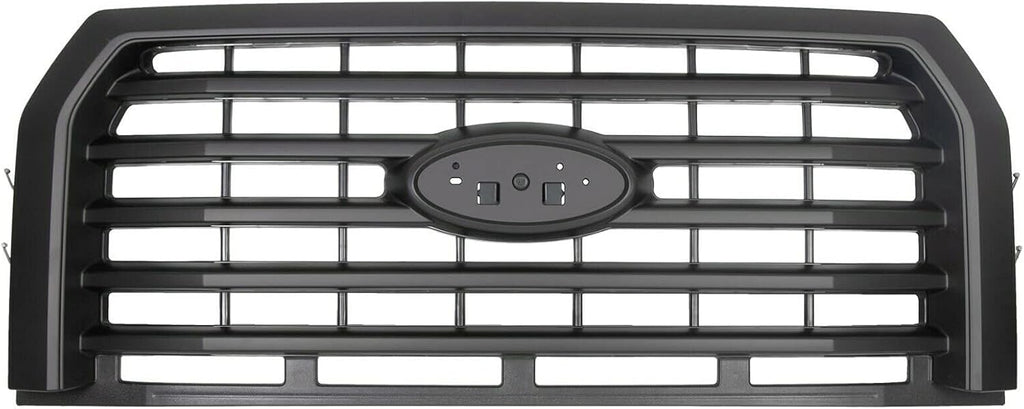 Black Horizontal Front Bumper Grille Five Bar Radiator C108