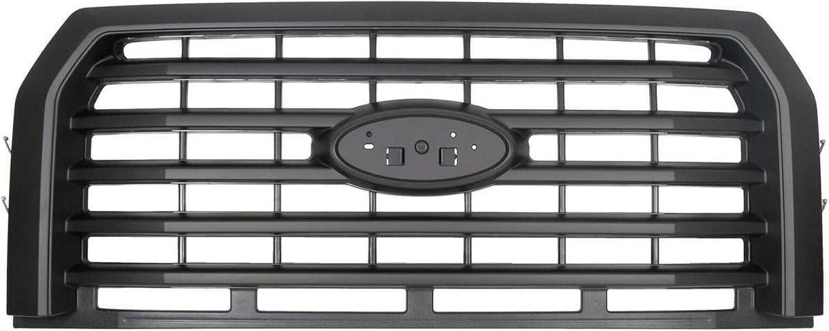 Black Horizontal Front Bumper Grille Five Bar Radiator C108