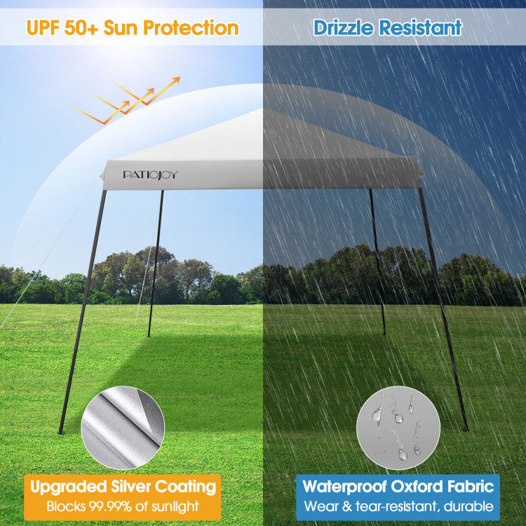Pop-Up Canopy with Mesh Sidewalls - 10 x 10 Feet J72744