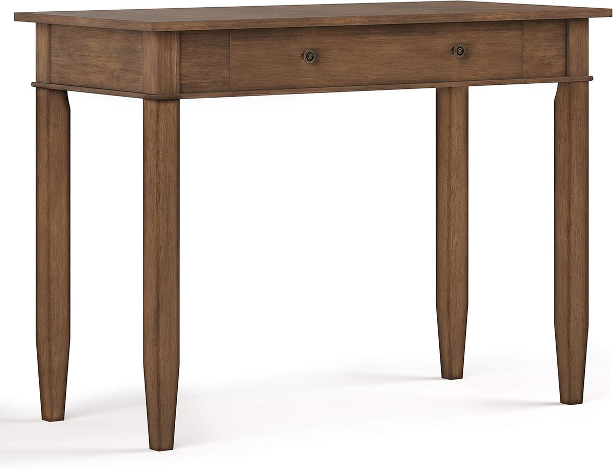 Farmhouse Grey 42 inch Solid Wood Desk with 1 Drawer G708920