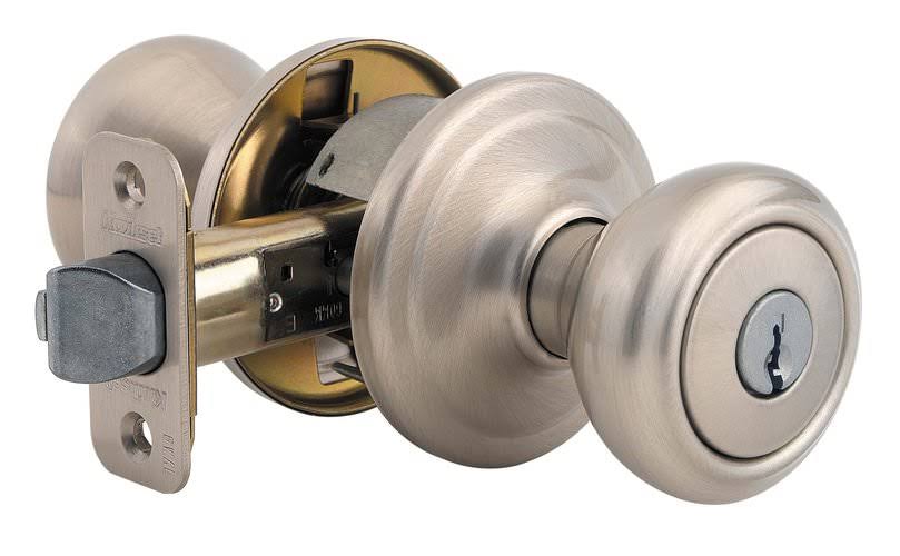 Satin Nickel Entry Door Knob N501488