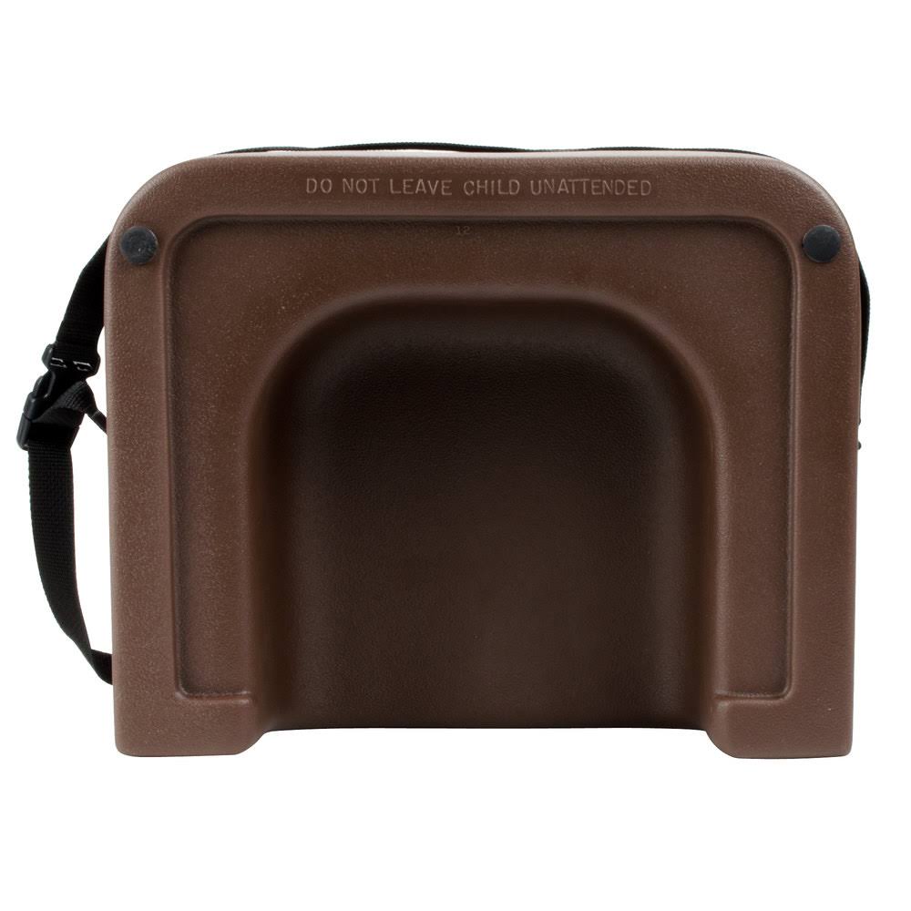 Brown Dual Height Booster Seat with Safety Strap E79208