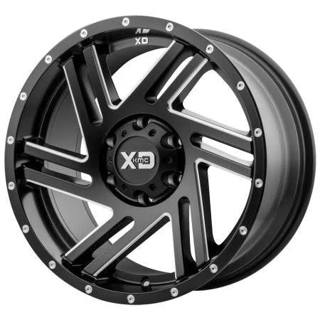 Satin Black Milled Wheel Rim 18x9 8x6.5 0mm Q6499