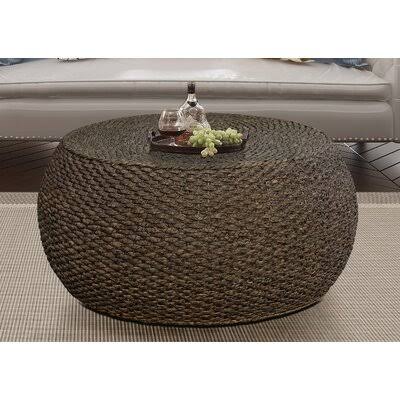 Walnut Drum Coffee Table B202930