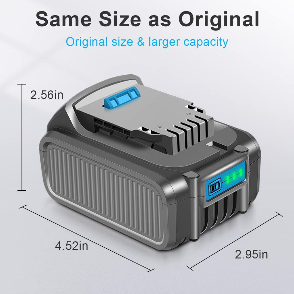 12 Packs 20V 6.0Ah Battery with LED Indicator B186