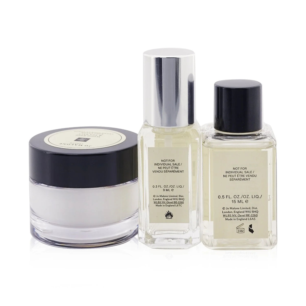 English Oak & Hazelnut Cologne 9ml, Grapefruit Body & Hand Wash 15ml, Wood Sage & Sea Salt Body Cream 15ml 3pcs D645567