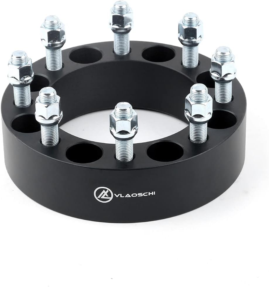 Black Forged 2 Inch Wheel Adapters Pack of 2 D218684