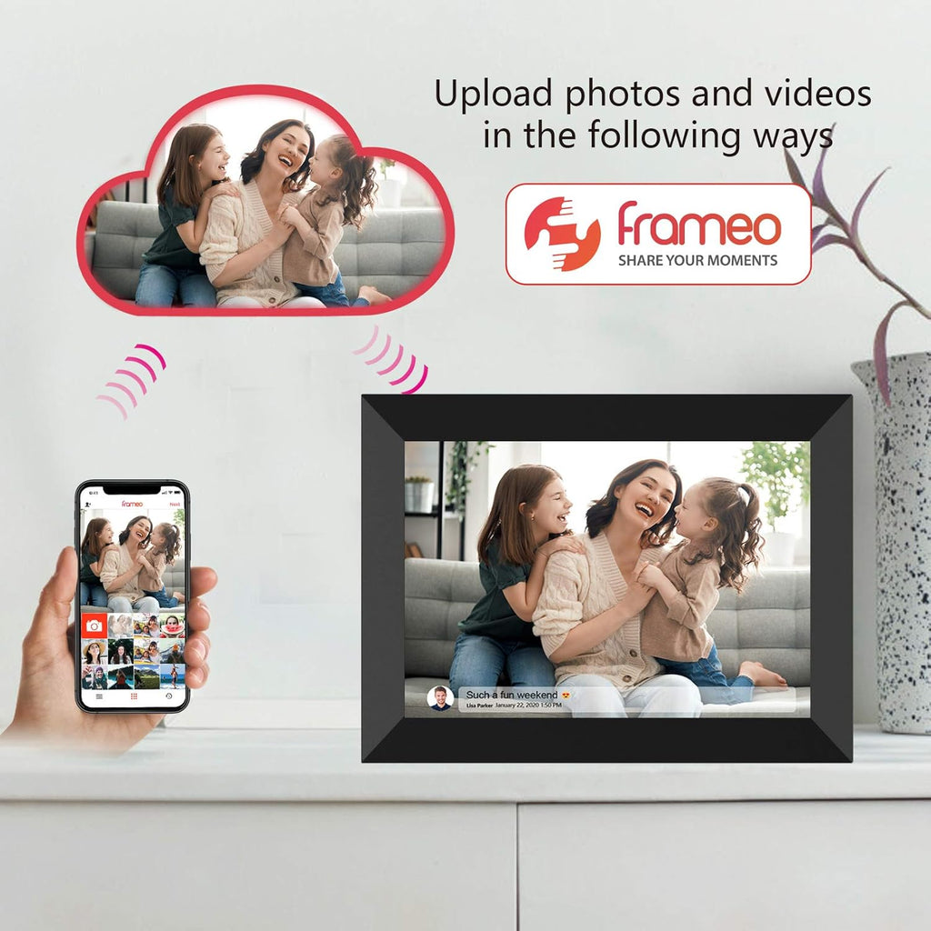 10 Inch Smart WiFi Digital Photo Frame 2K IPS LCD Touch Screen 16GB Storage P200461