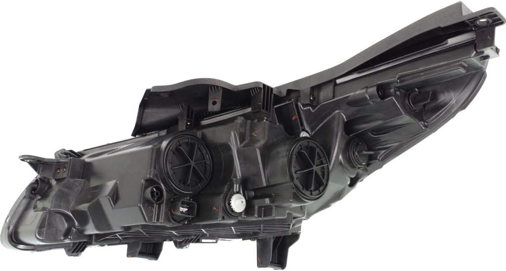 Black Housing Headlight Pair for Hyundai Sonata 2015 2016 2017 D7185
