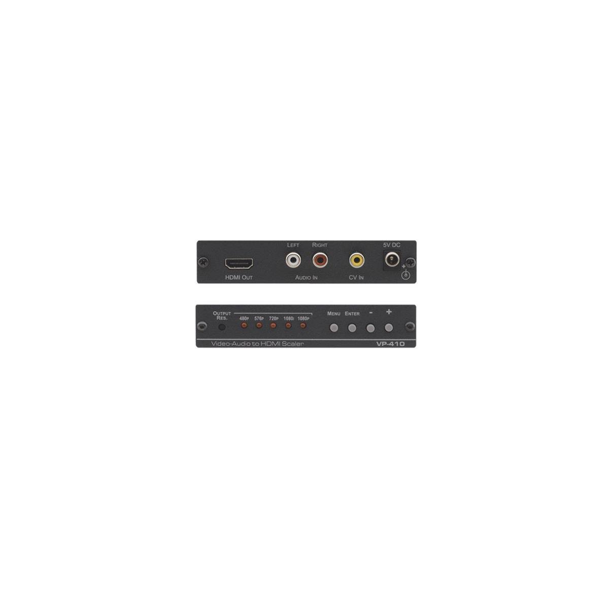 VP-410 Composite Video & Stereo Audio to HDMI Scaler D3341