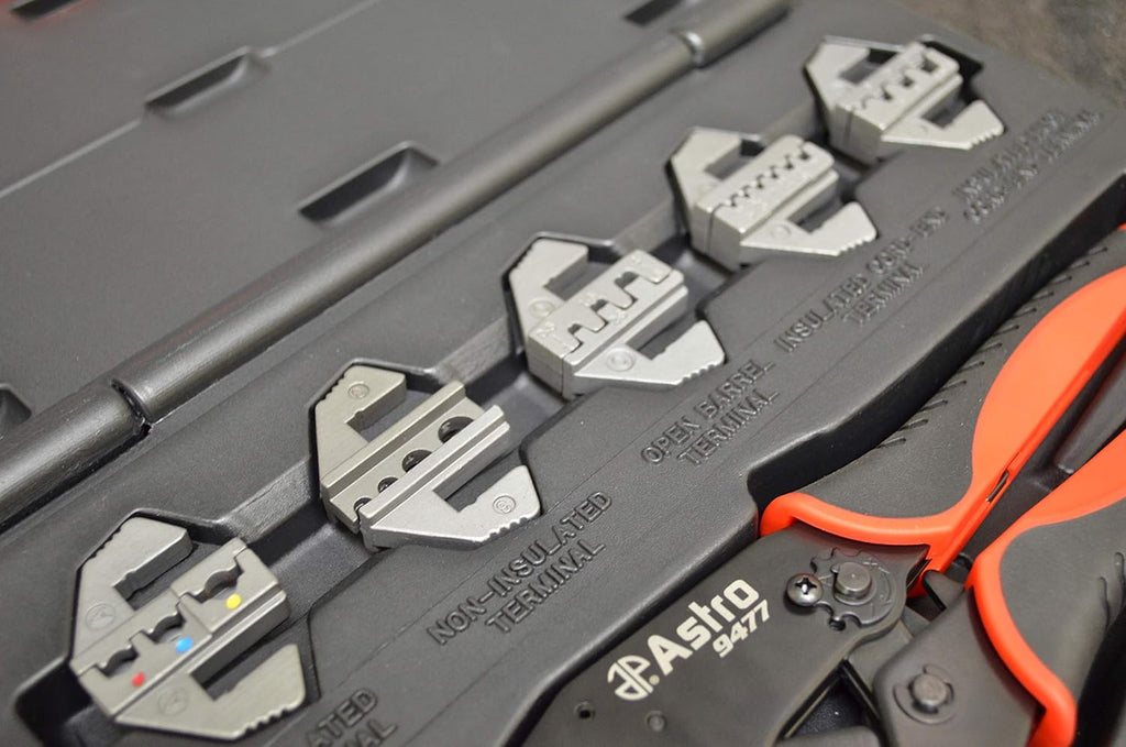 7-Piece Quick Interchangeable Ratchet Crimping Tool Set A32901