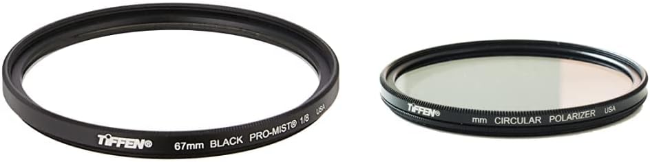 52mm Black Pro-Mist Camera Lens Filter Pack of 2 U3573