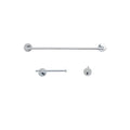 Chrome 3-Piece Bath Hardware Set U6046