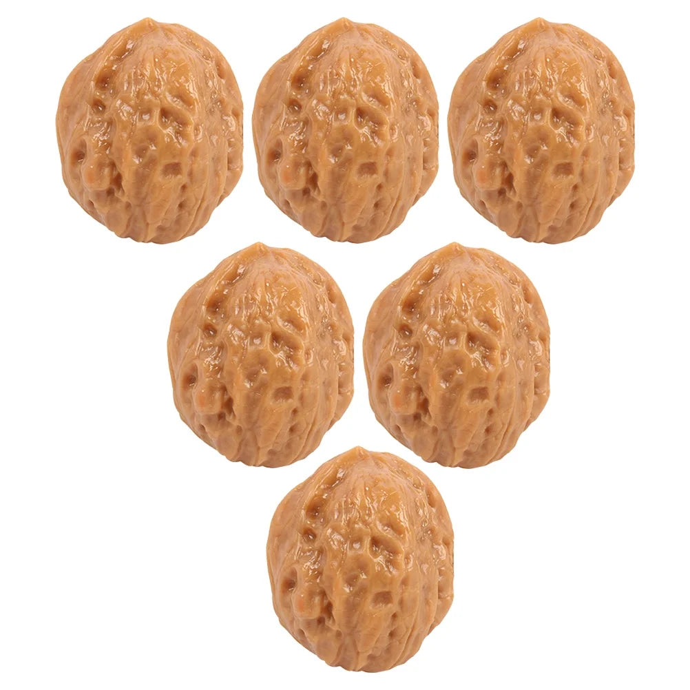 Faux Walnut Photo Prop 12 Pcs Miniature Doll House Artificial Home Decor Ornament W39863
