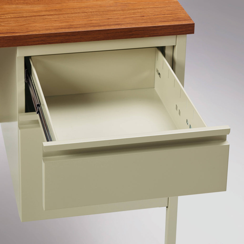 Left-Pedestal Return Desk V1879