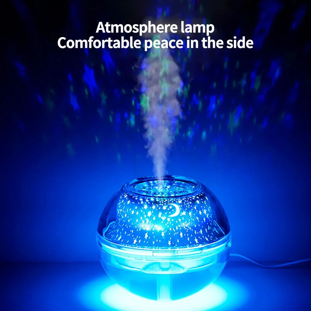 500ml USB Mini Air Humidifier With Night Light F4076