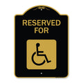 Black Gold 18 inch x 24 inch Heavy-Gauge Aluminum Sign F816