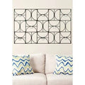Black 8-Votive Candle Rectangular Wall Decor N568718