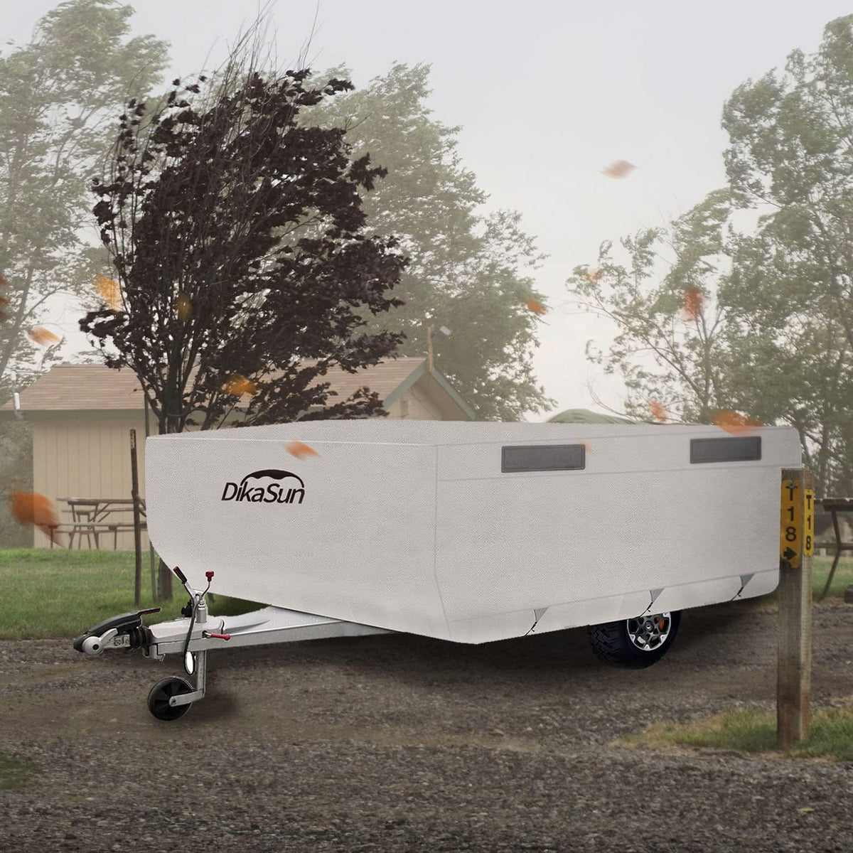 Pop Up Folding Camper Cover with Adhesive Repair Patches R801