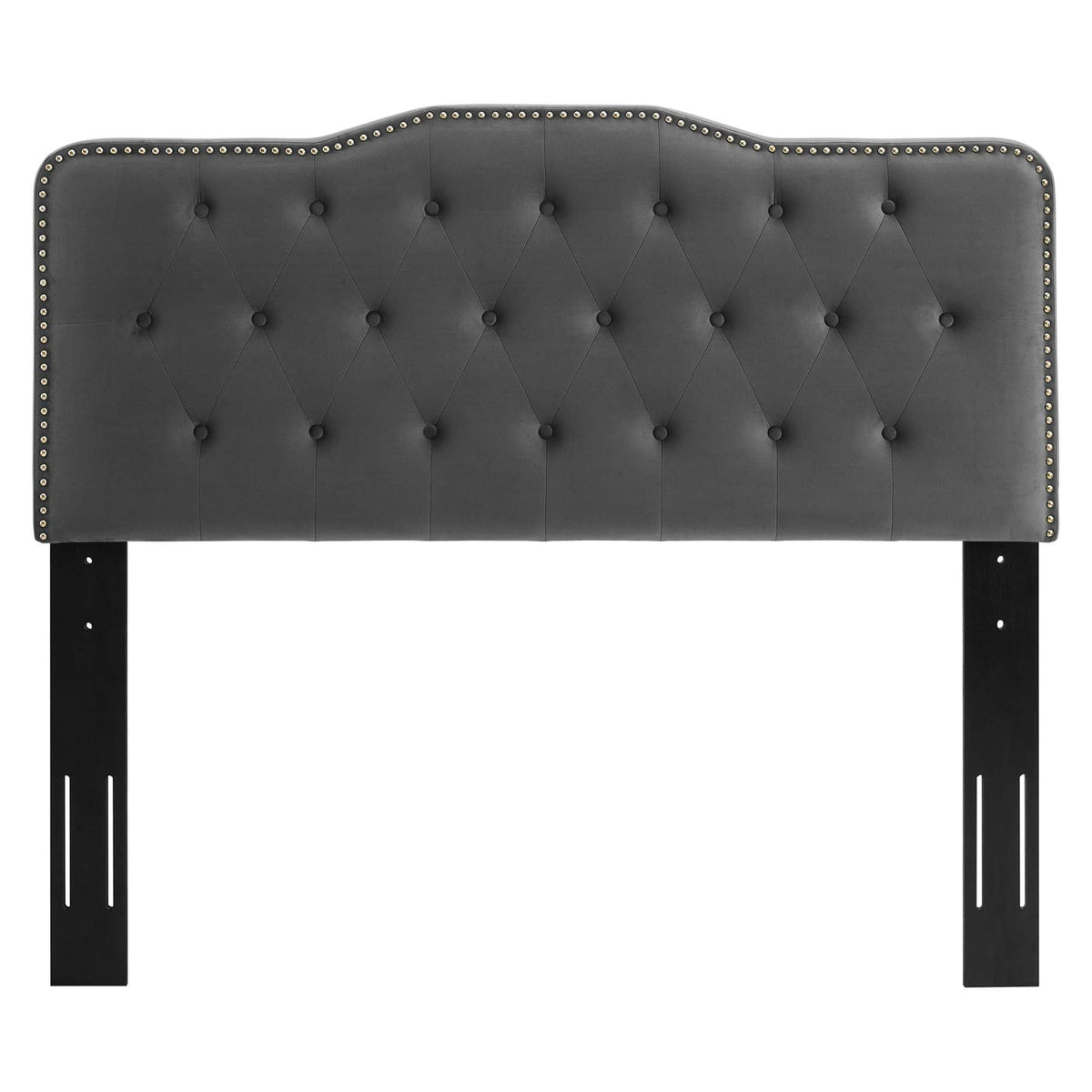 Pink Tufted Velvet Full/Queen Headboard D63677