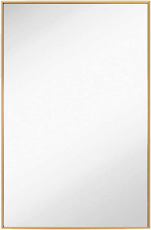 24x36 Rectangular Metal Frame Wall Mirror D59899