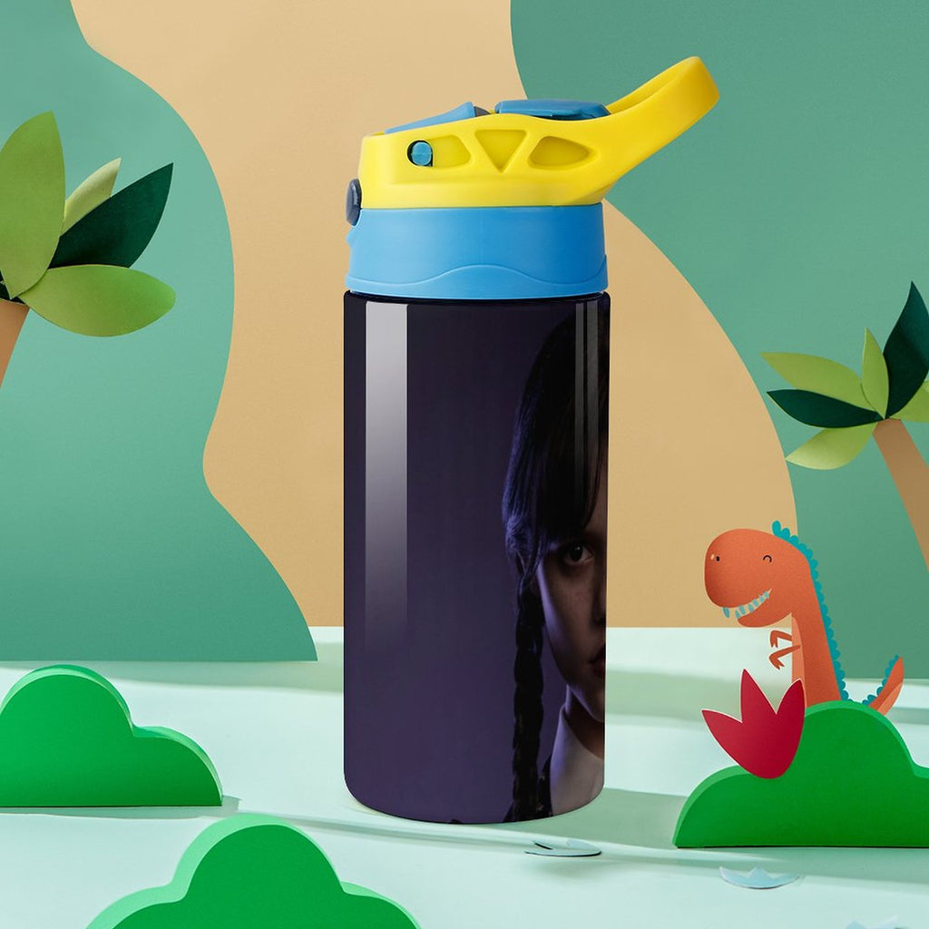 Stainless Steel Vacuum Insulated Water Bottle With Straw E802392