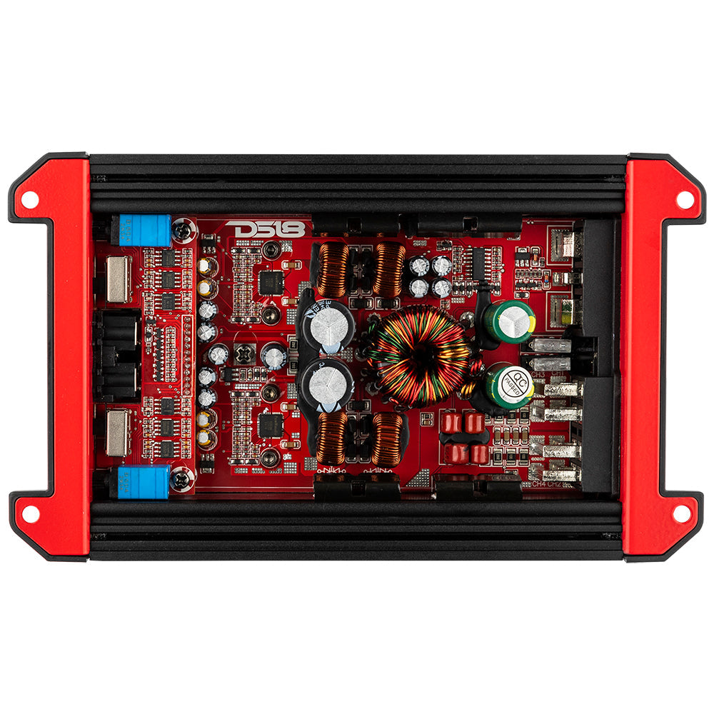 1000 Watts Max 4-Channel Class-D Car Audio Amplifier N1984