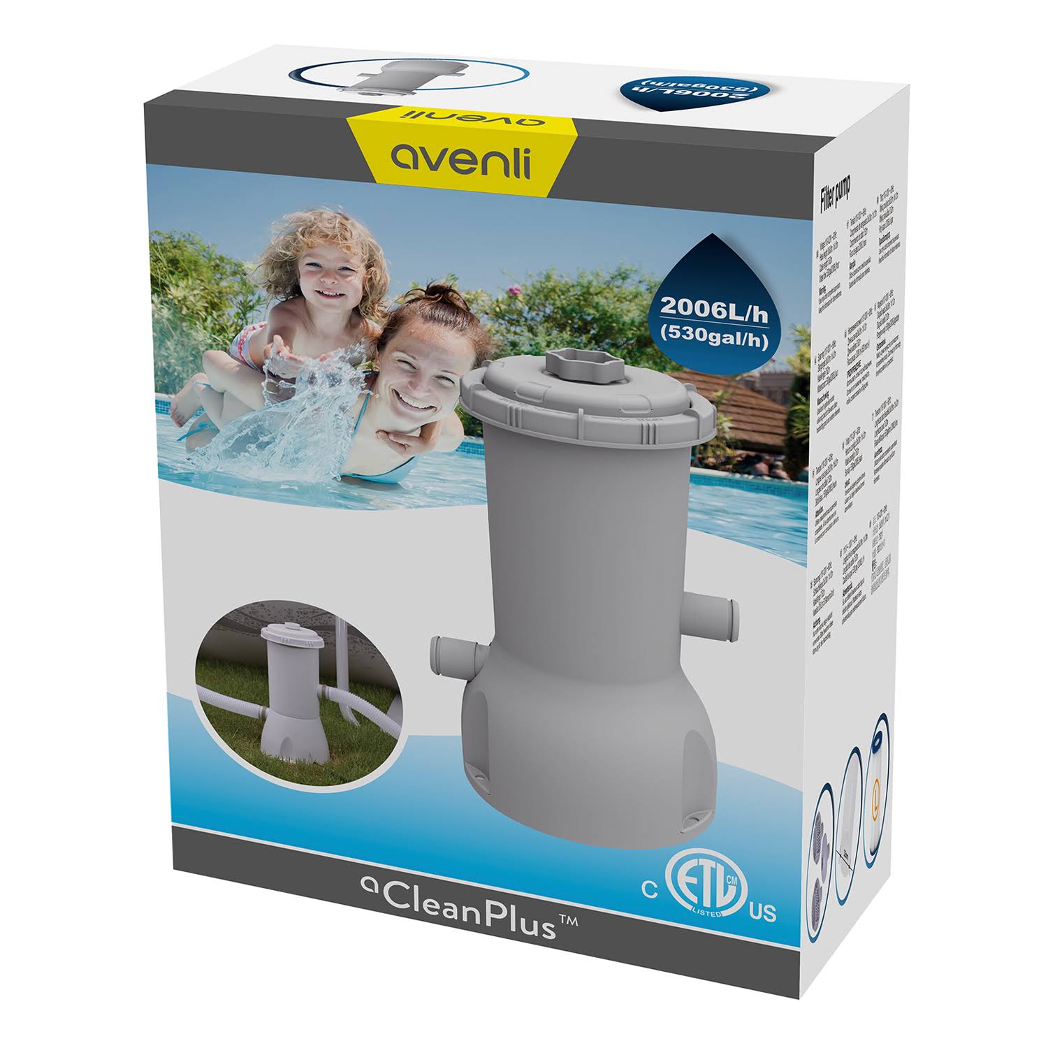 Above Ground Swimming Pool Filter Cartridge Pump A716677