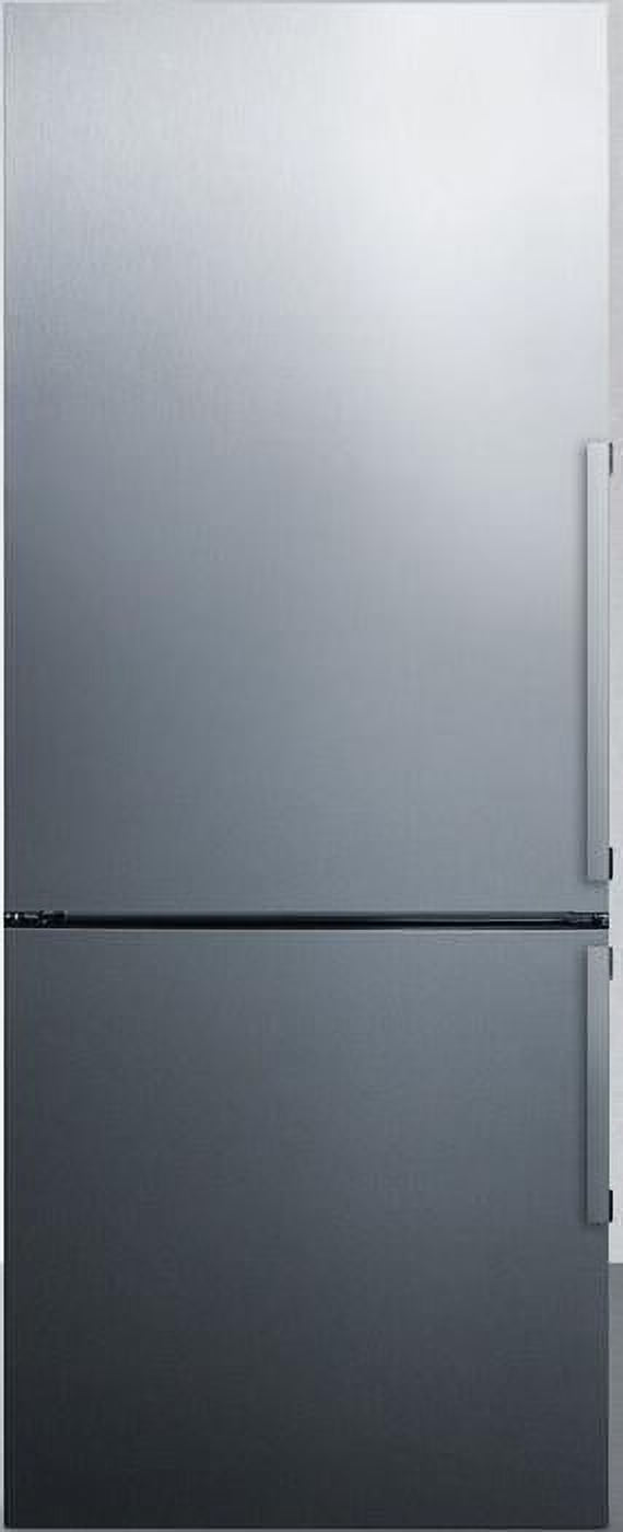 28 Energy Star Bottom Freezer Refrigerator with 16.4 cu. ft. Capacity in Stainless Steel L4572